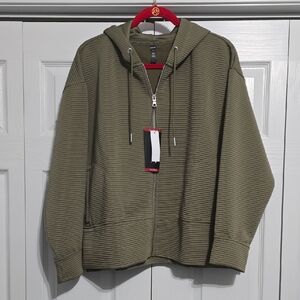 🆕️ DKNY Ottoman Full Zip Hoodie